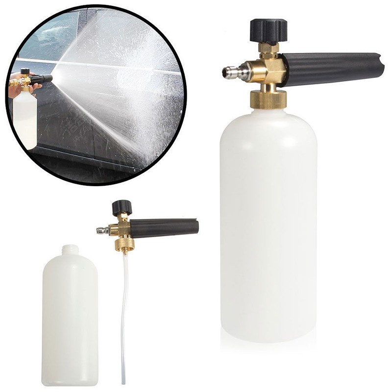 Car Wash Pressure Washer Nozzle Soap Bottle With 1/4 Quick Release Foam