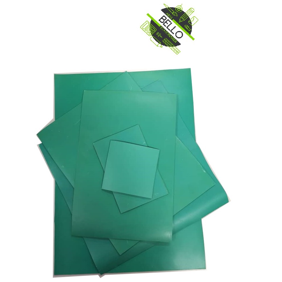 LINO BOARD | LINO SHEET | BLOCKS | THICK 3MM | GREEN COLOUR