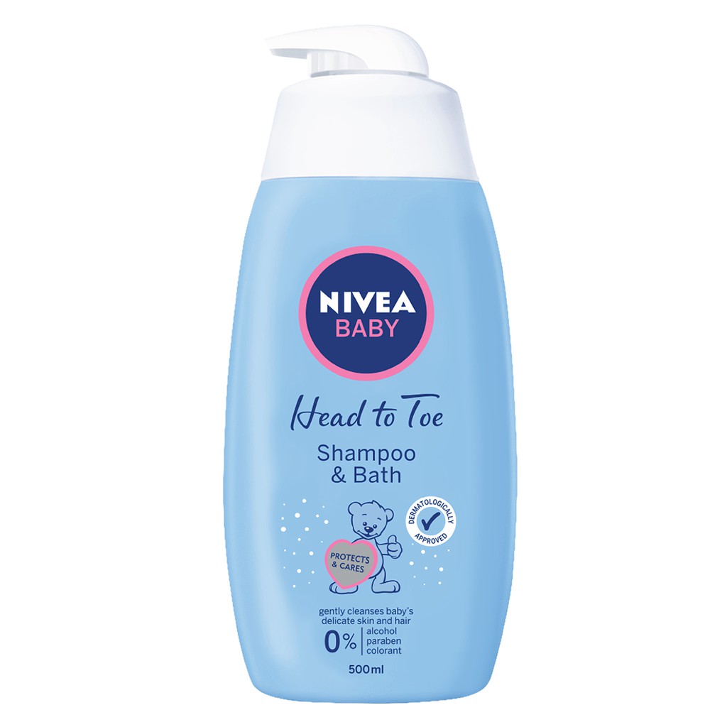 NIVEA BABY HEAD TO TOE SHAMPOO & BATH 500ML Shopee Malaysia