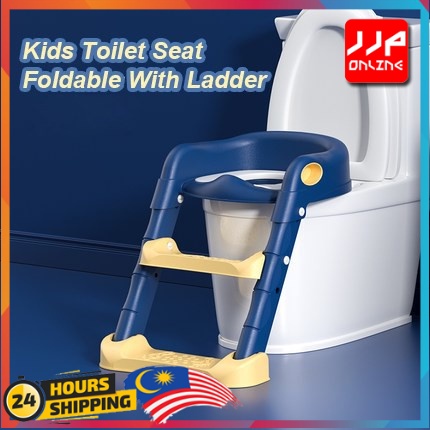 [JJP] Kids Toilet Trainer/ Ladder Foldable Baby Potty/ Training Toilet ...