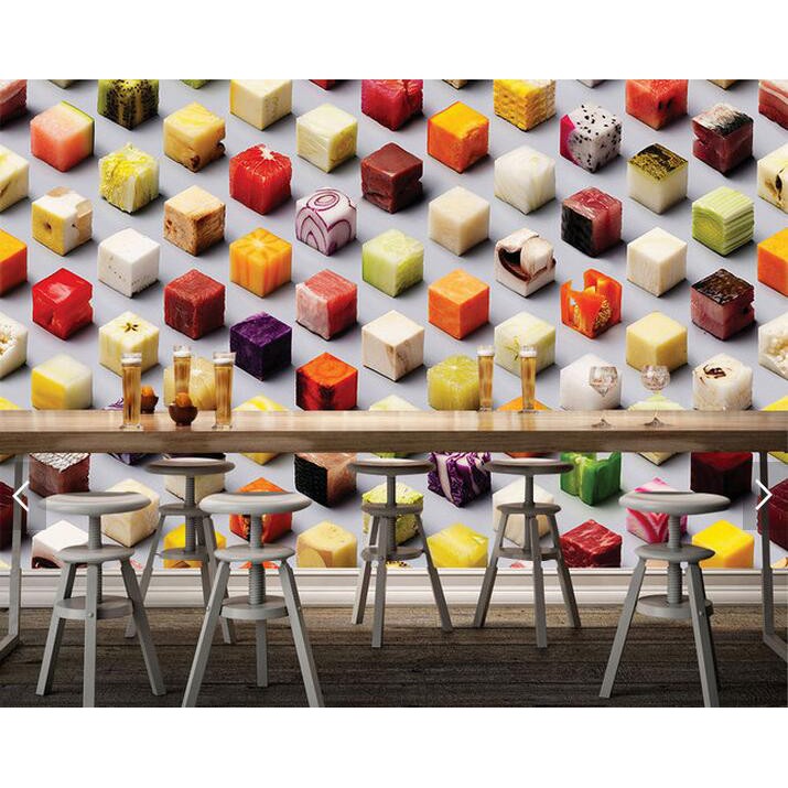 3d Food Creative Food Large Mural Wallpaper Living Room Bedroom Wall Painting Tv Backdrop 3d Wallpaper