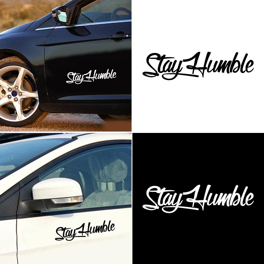 8 Wide Stay Humble Car Sticker Kereta Myvi Viva Axia Aruz Alza Kancil Kelisa Kenari City Civic Velfire Bezza Satria