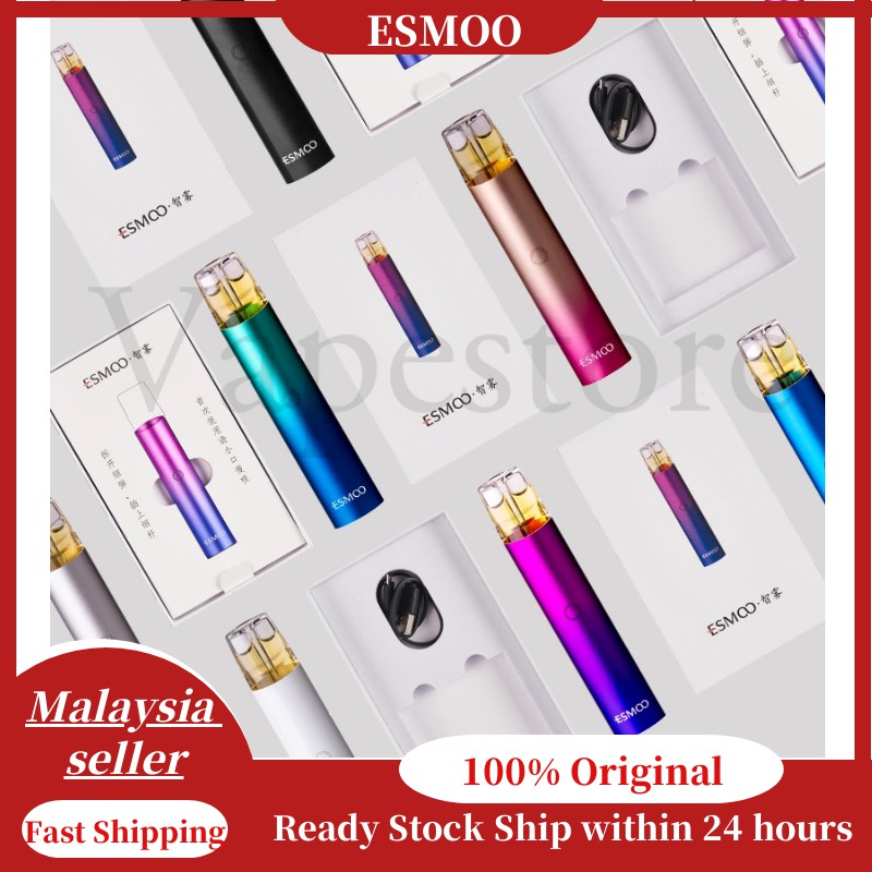 Ship In Kl Original Esmoo Single Vape Pod Device Starter Kit Device Without Flavors 煙桿universal Use Sp2 T28s Relx Shopee Malaysia