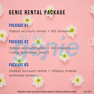 Genie Verified Account Rental Package R1, R2 & R3