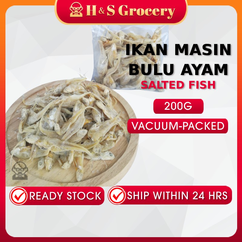 [Borong] Ikan Masin Bulu Ayam / Salted Fish [READY STOCK] | Shopee Malaysia