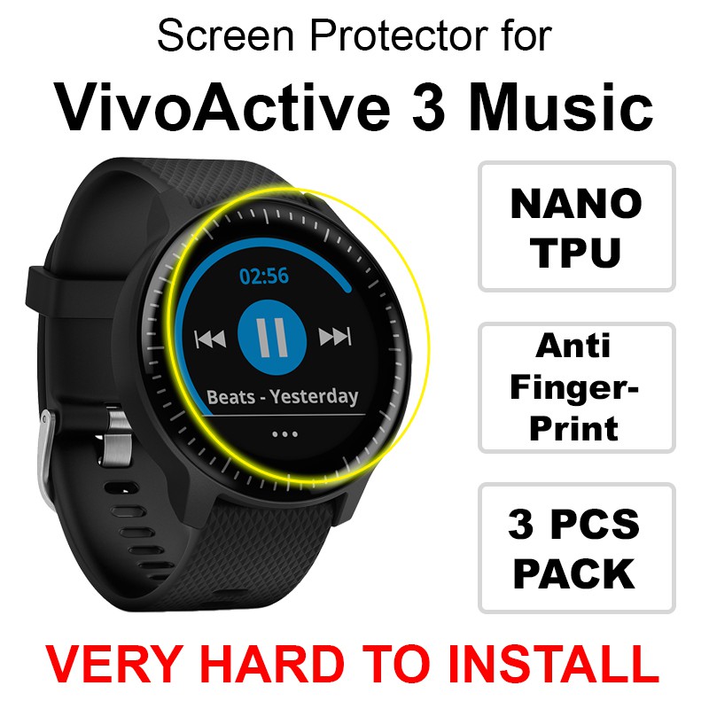 garmin vivoactive 3 music screen