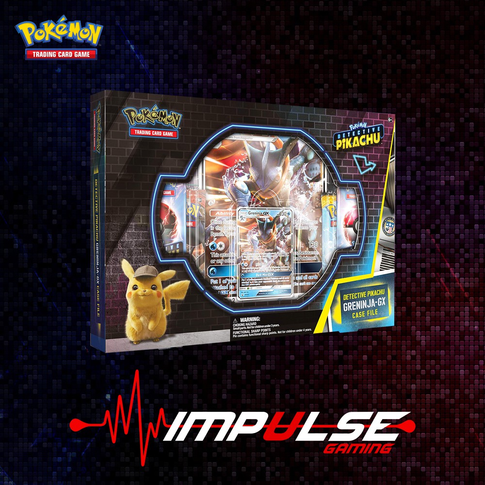 Pokemon Tcg Detective Pikachu Greninja Gx Case File