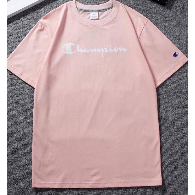 champion t shirt women's pink