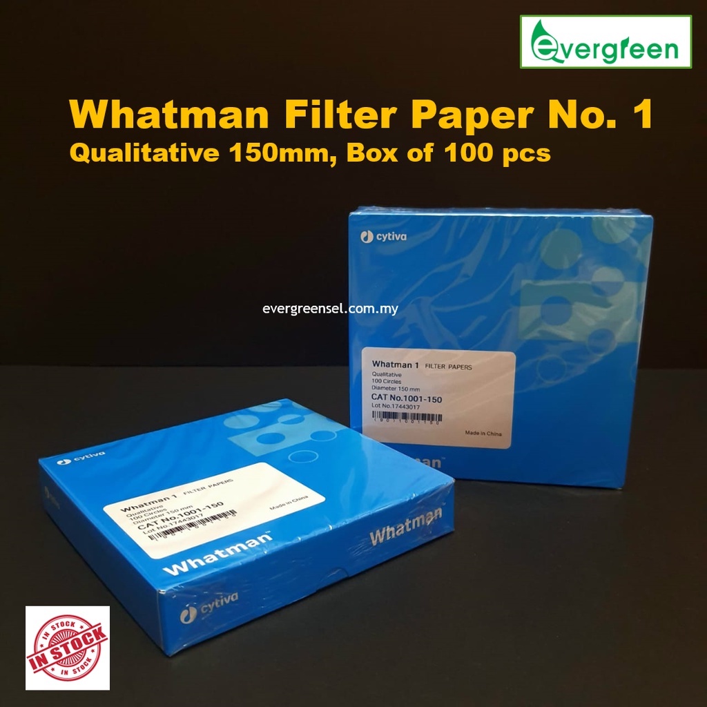 Whatman Filter paper, Grade 1 Circles 1, 150mm 100/pk Shopee Malaysia