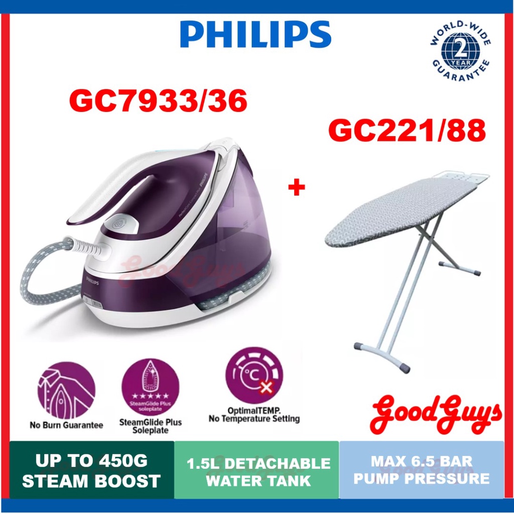 Philips GC7933/36 PerfectCare Compact Plus Steam generator iron (GC7933