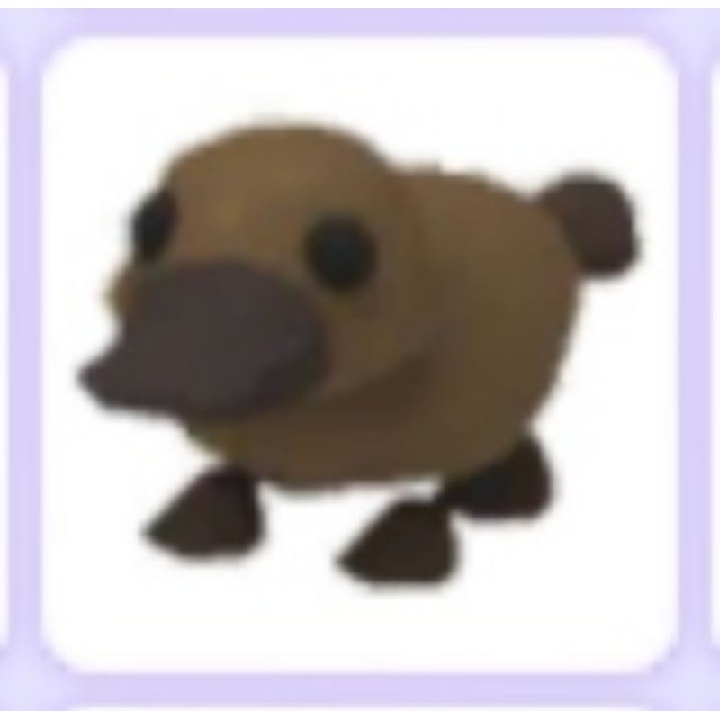 Roblox Adopt Me Platypus Normal Limited Ultra Rare Pet Shopee Malaysia