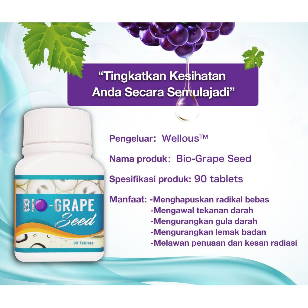 Ori Bottle Bio Grape Seed 100 Authentic No Qr Code Ready Stock Shopee Malaysia