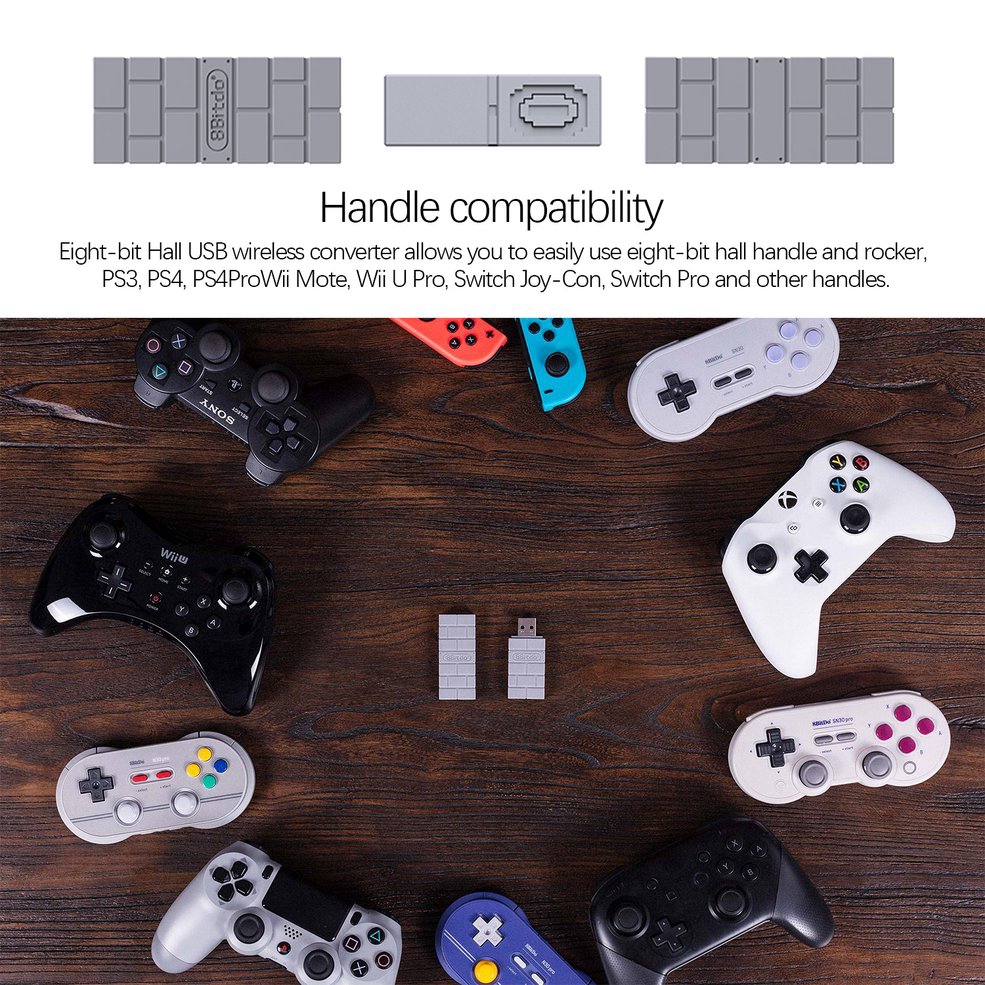 8bitdo Usb Wireless Adapter For Ps4 Support Ps4 Controller Shopee Malaysia