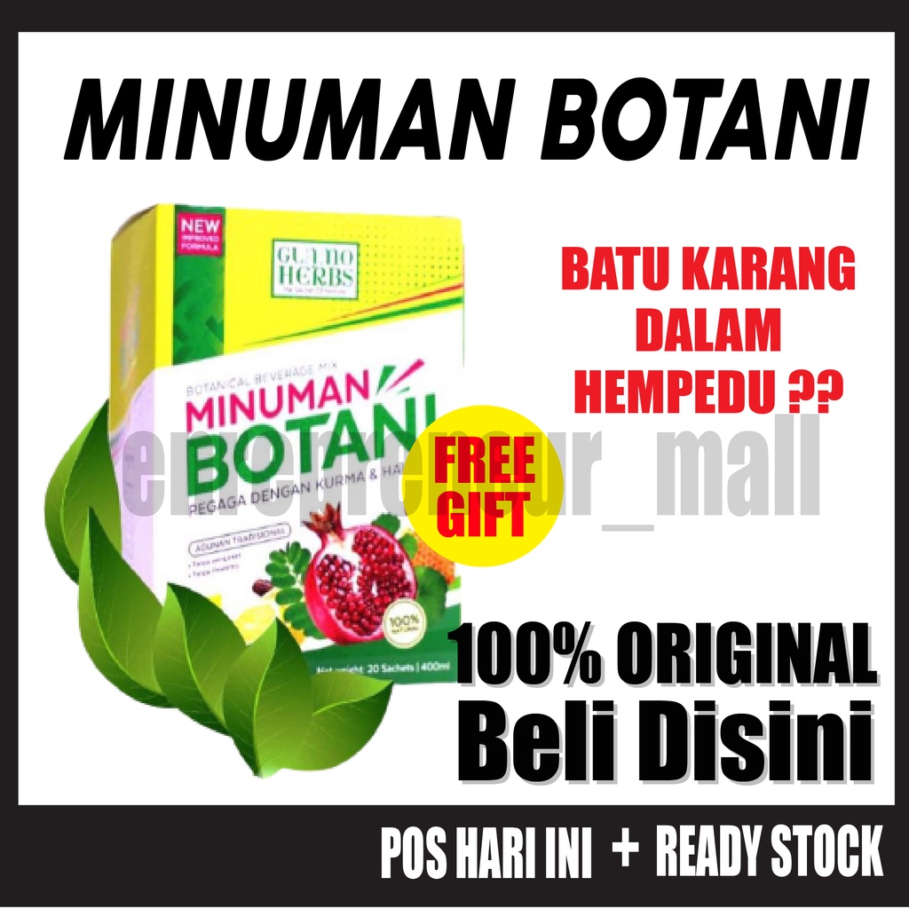 MINUMAN BOTANI PENAWAR BATU KARANG Minuman Botani Batu Karang GLAMO ...