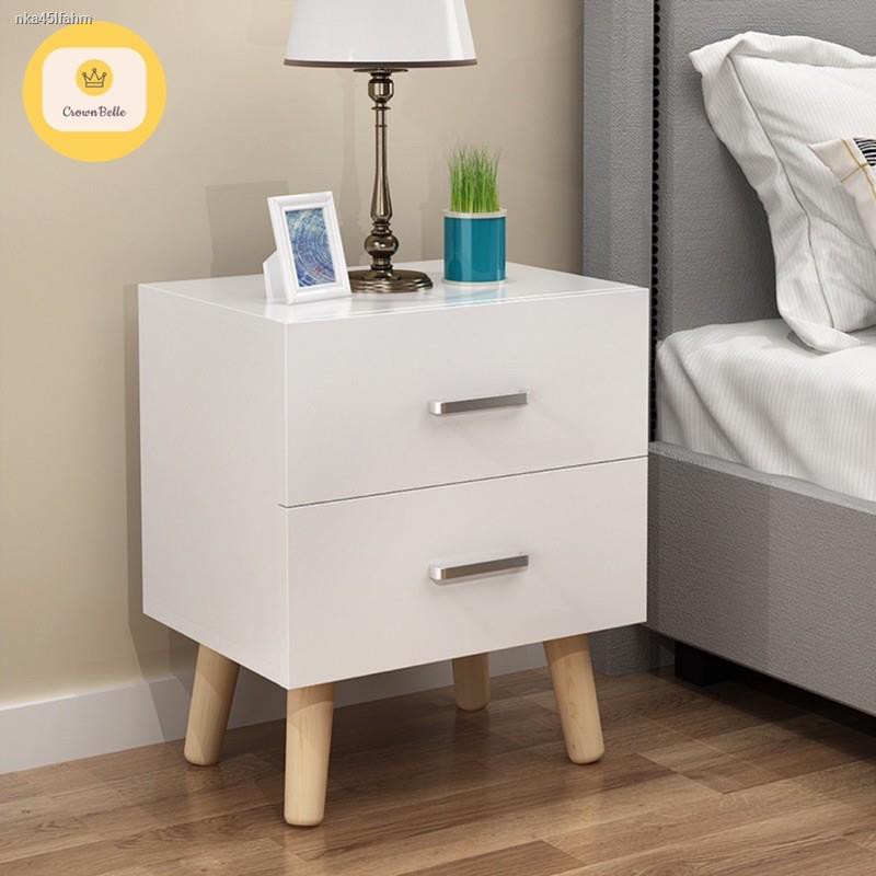 □▨Mordern and Simple Bedside Table with Drawer Table Desk 