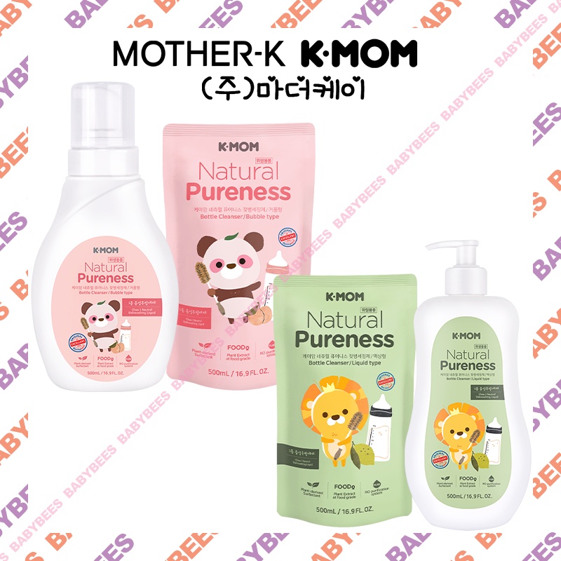 K MOM KMOM Bottle Cleanser Refill/Bottle Liquid/Bubbles 500ml / K MOM ...