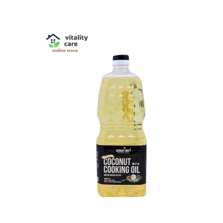 Kokonut~ 100% Natural Coconut Cooking Oil 2-Litres Exp nov -2026 *Halal*