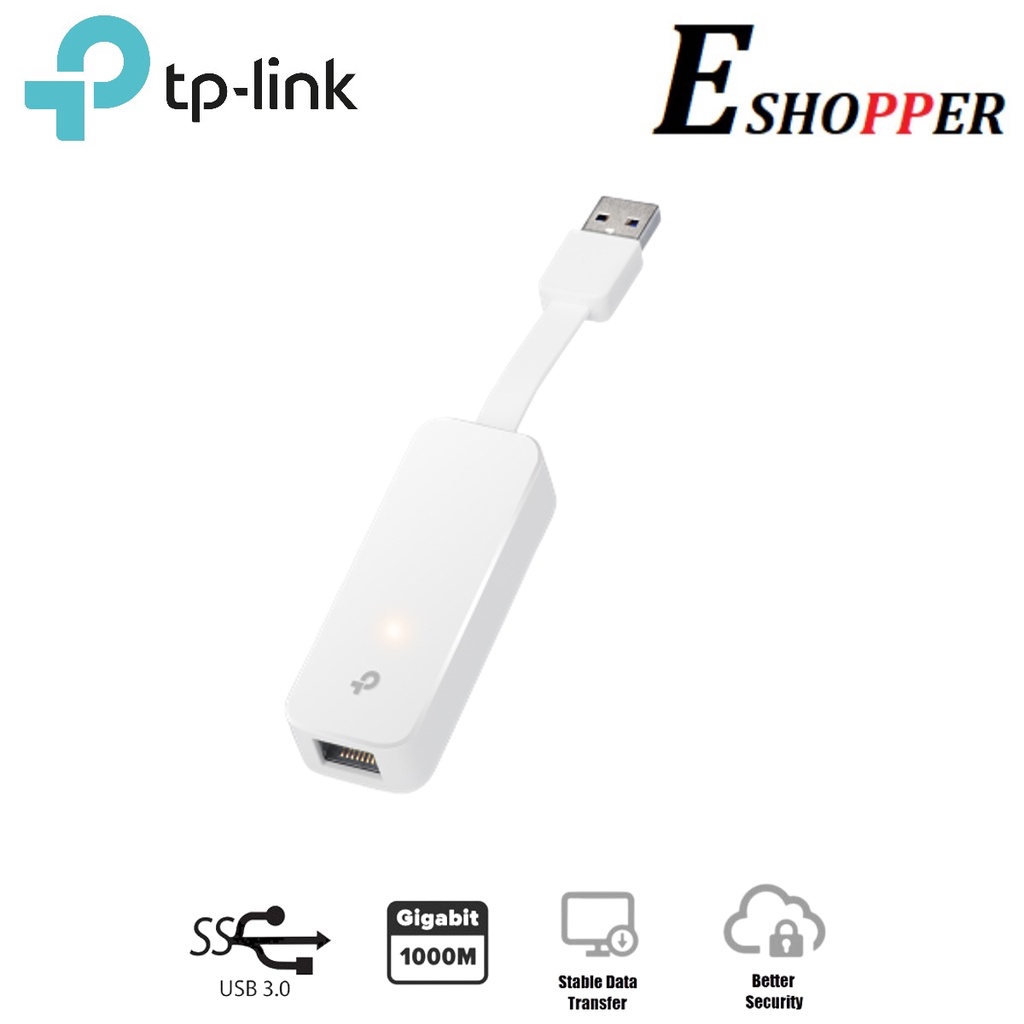 TP-LINK UE300 USB 3.0 TO GIGABIT ETHERNET NETWORK ADAPTER