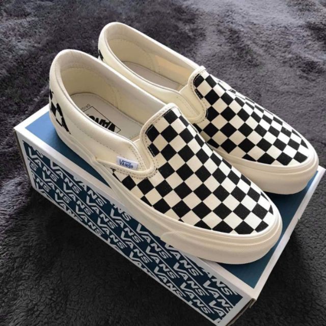 vans slip on checkerboard comfycush