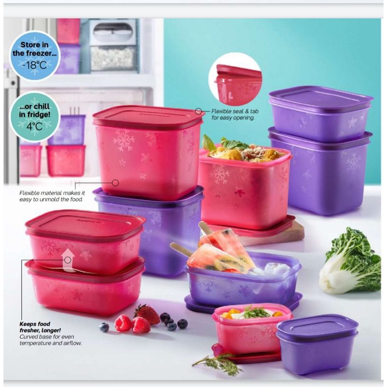 Tupperware Chill-Freez Duo Set(8pcs)