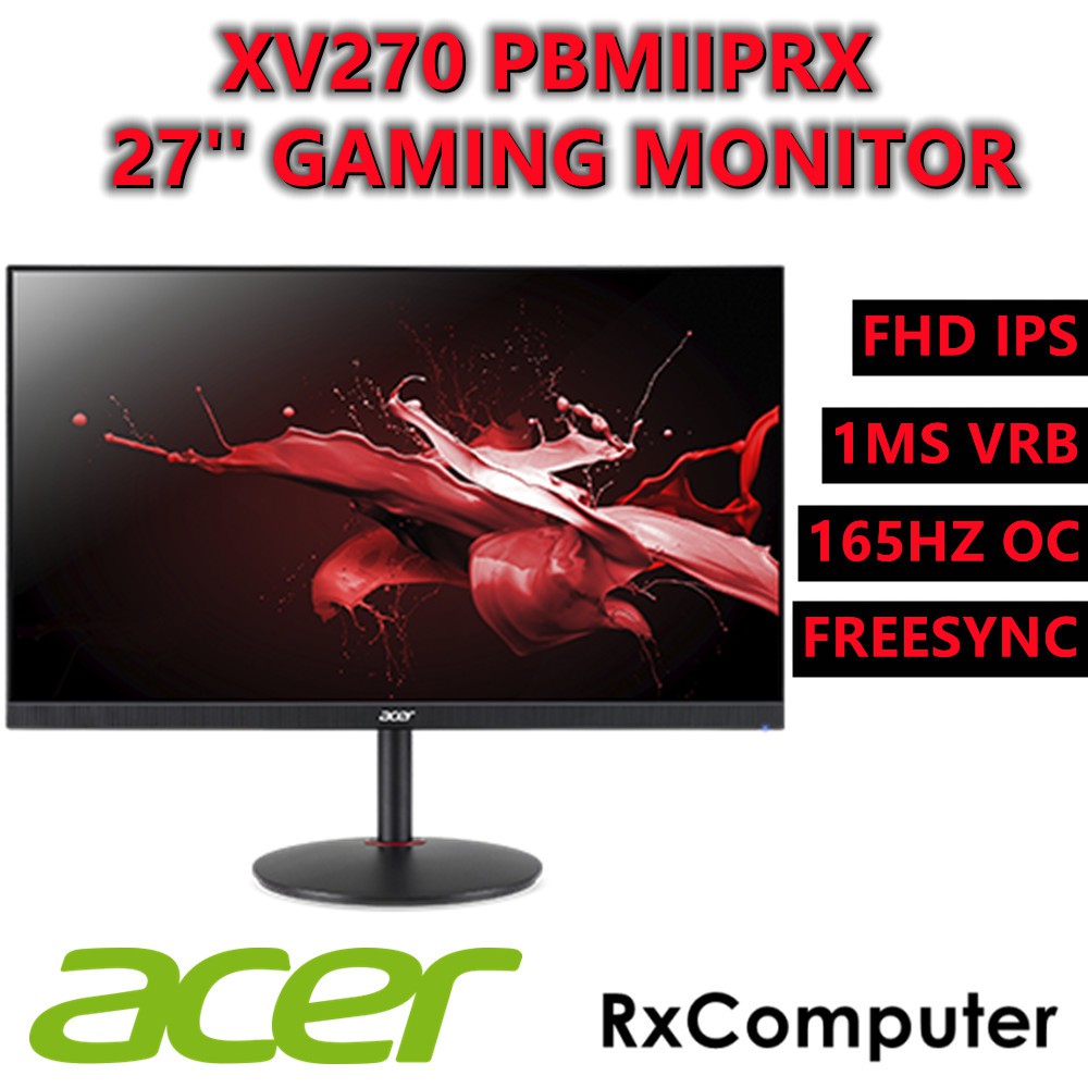 ACER NITRO XV270 PBMIIPRX 27 INCH FHD IPS ( 1MS VRB (UP TO 0.5MS ...