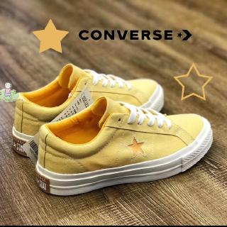 converse one star sunbaked yellow