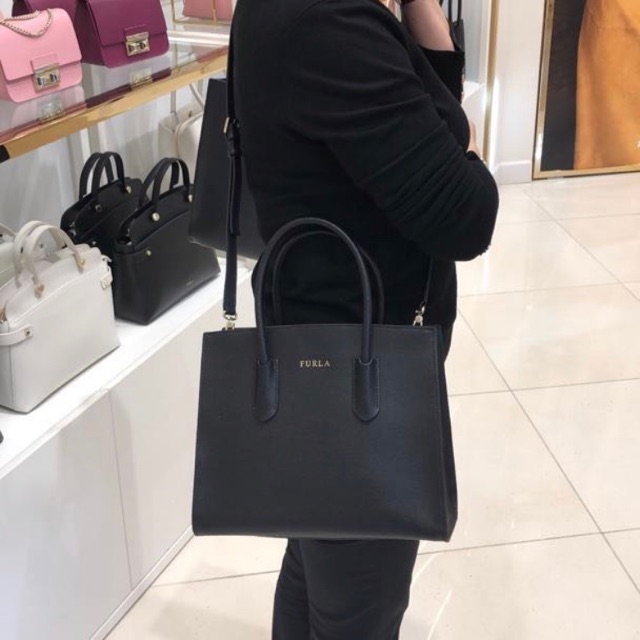 furla pin tote