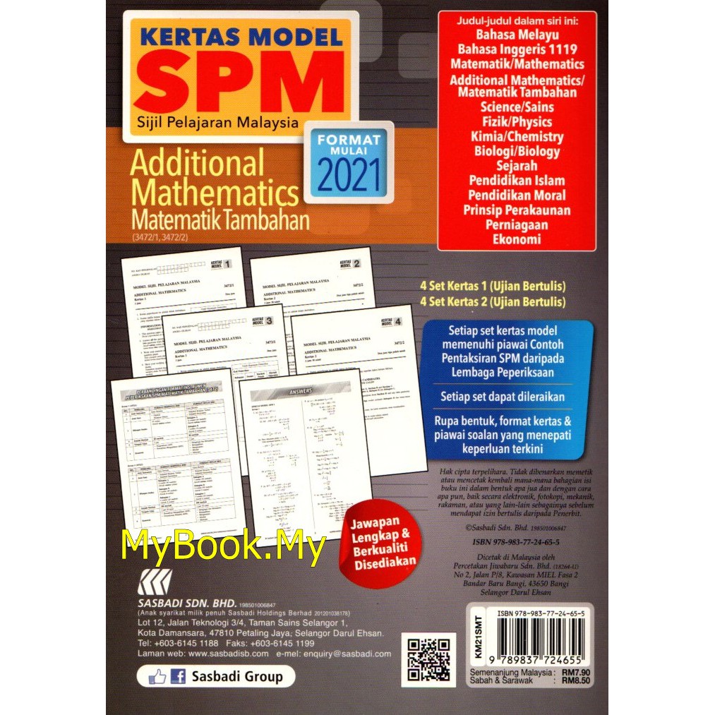 Matematik Tambahan Cikgujep