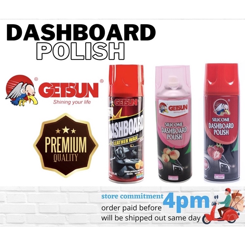 [NEW ARRIVAL] GETSUN Silicone Dashboard Polish 450ml / GETSUN Dashboard