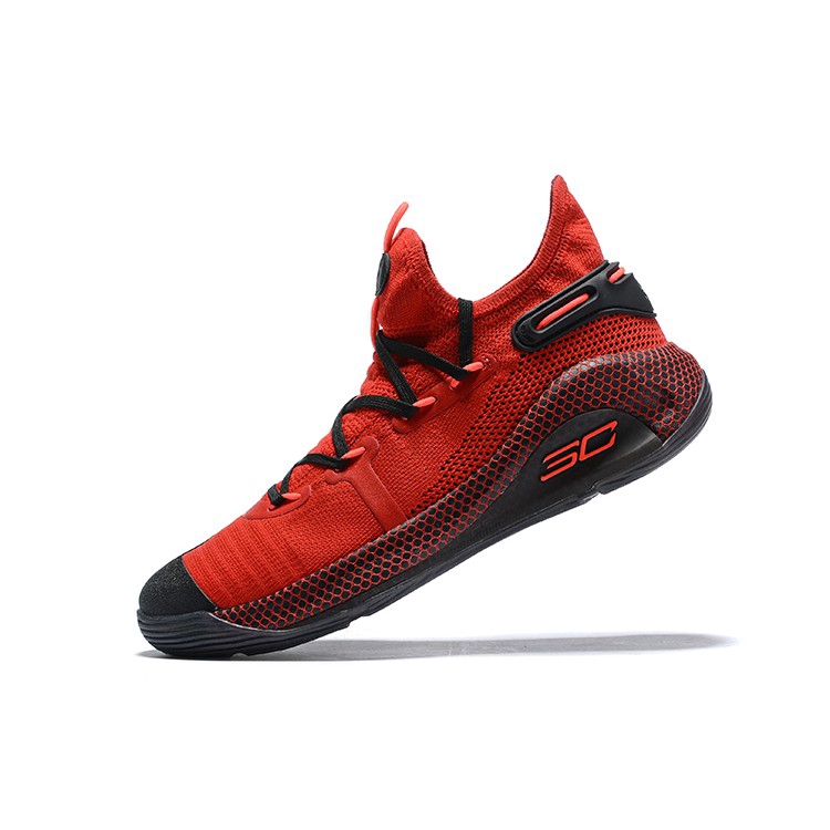 stephen curry shoes red and black