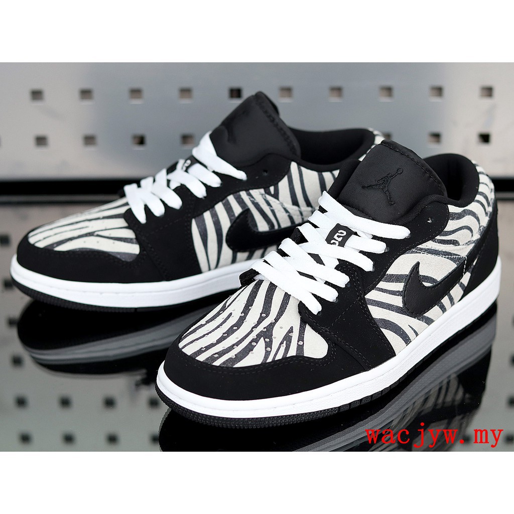 air jordan 1 low zebra