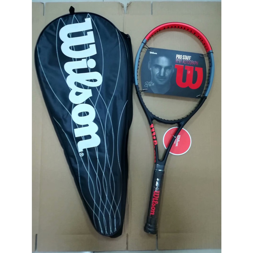 Wilson Tennis Racket Pro Staff RF97 Series Black Red Professional Single |  Shopee Malaysia