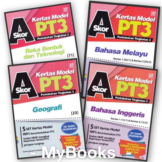 BUKU LATIHAN KERTAS MODEL SKOR A PT3  Shopee Malaysia