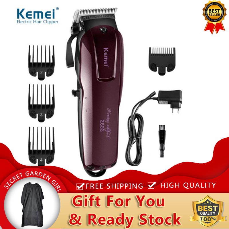 Professional Carbon Steel Head Hair Clipper Rechargeable Hair