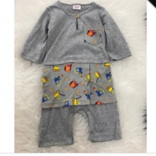 Toddler Baby  Boys Cotton  Baju  Melayu  Romper Shopee 