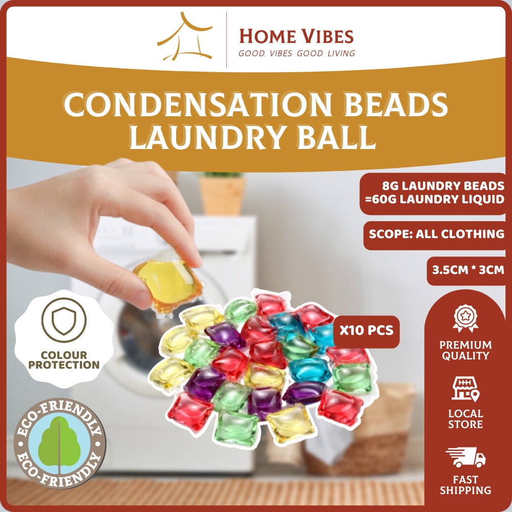 Laundry Condensation Beads Laundry Ball Sabun Candy Sabun Cuci Baju Viral 10pcs Shopee Malaysia