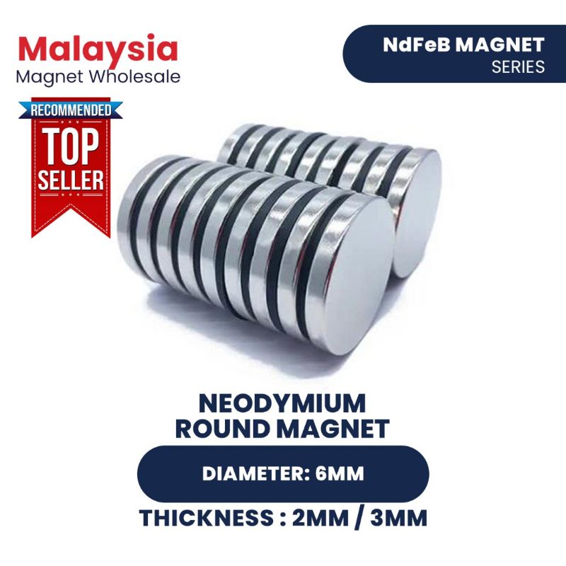 Diameter 1mm-80mm Very Strong Rare Earth NdFeb Round Cylinder Neodymium Magnets 