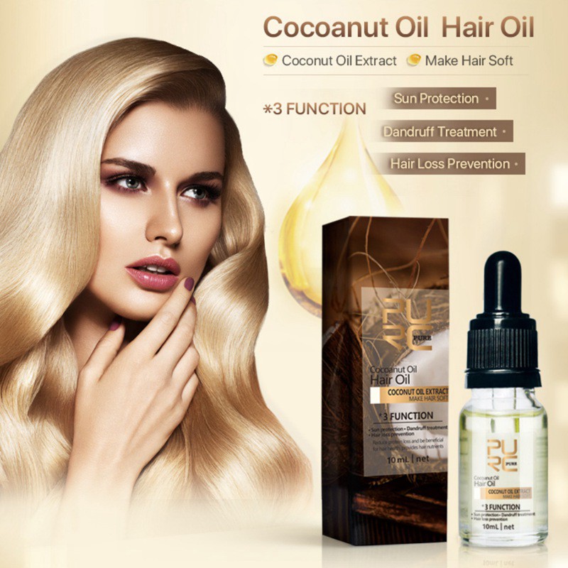 Coconut Oil Rapid Hair Growth Nourishing Provide Nutrition Prevent Hair Loss  | Shopee Malaysia