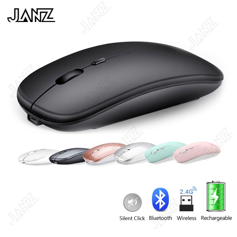 Wireless Mouse Bluetooth Mouse 2.4GHz Wireless Optical Rechargeable
