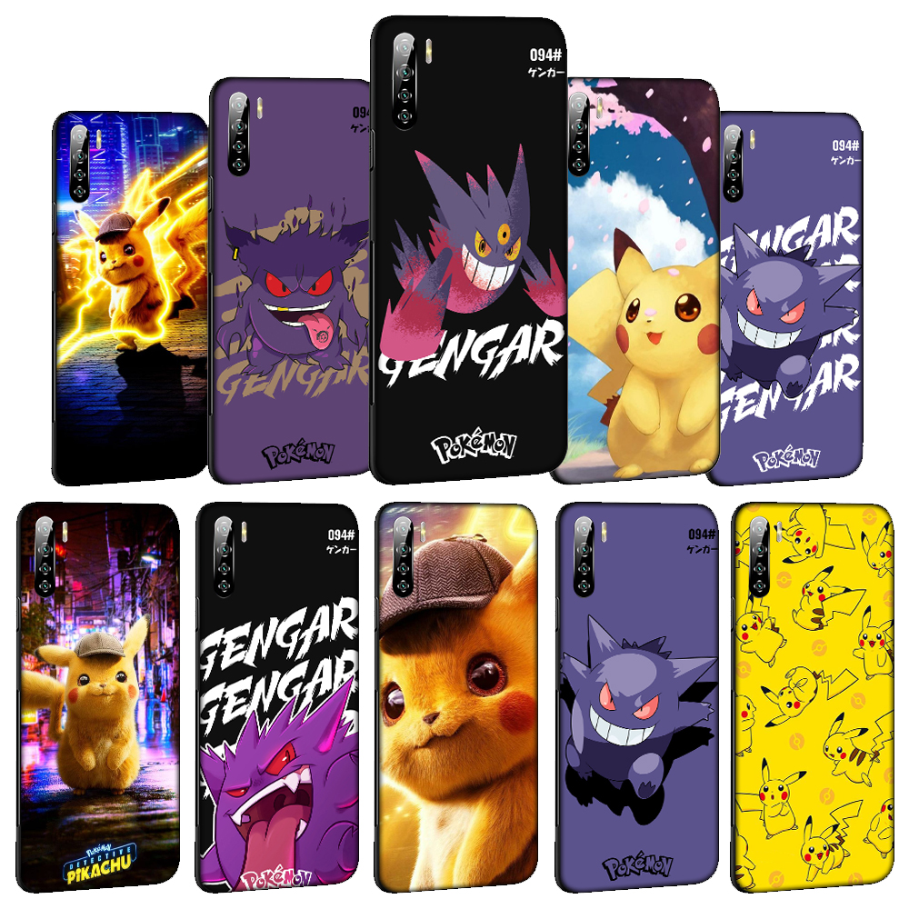 38ru Gengar Pokemon Go Pikachu Cover Vivo Y11 Y12 Y17 Y15 2020 Y95 Y93 Y91 Y91c Y53 Silicone Phone Casing Soft Case