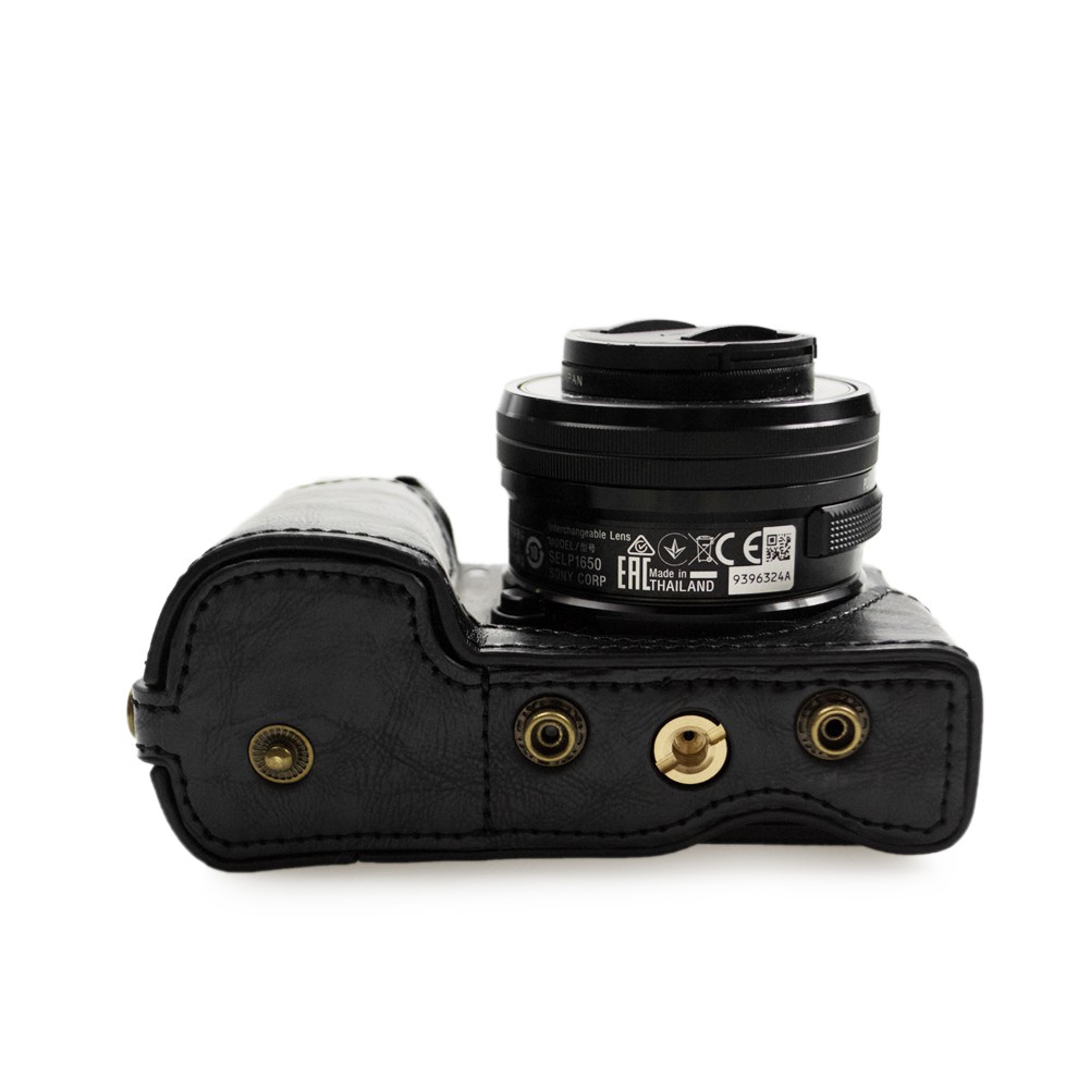 Brown kinokoo Protective Case Bag for Sony A6400 and 1650mm Lens