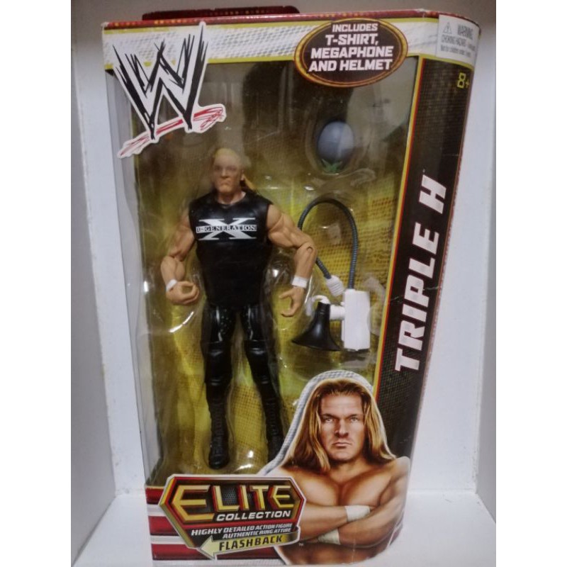 Mattel WWE Elite 23 Triple H DX Wrestling Figure | Shopee Malaysia