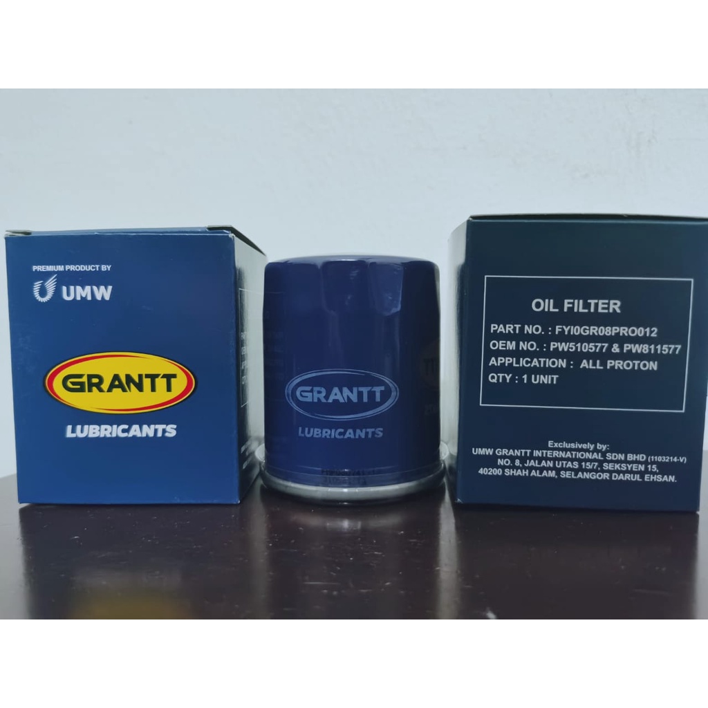 Umw Grantt Proton Oil Filter Wira Waja Iswara Saga Blm Fl Flx Persona