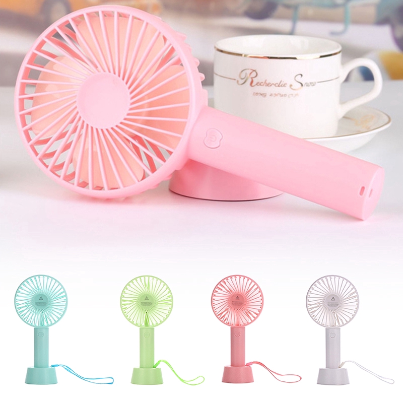 Kipas Angin Genggam Elektrik Mini Baterai Isi Ulang USB ...