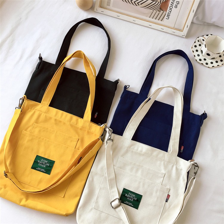 long strap canvas bag