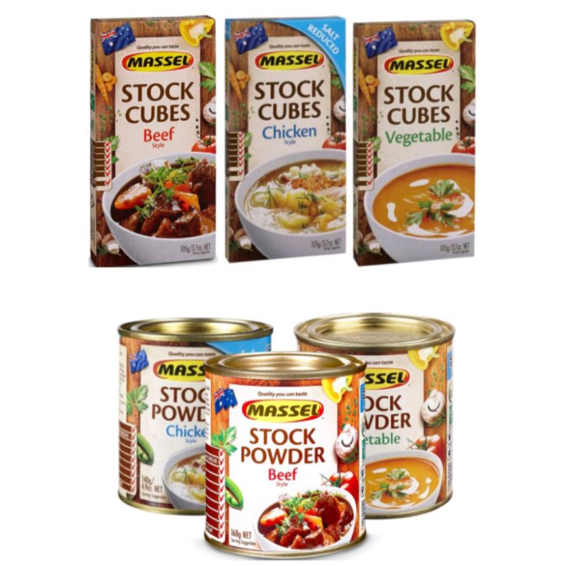 Massel Plant Based Stock Powder/Cubes 35g168g Shopee Malaysia