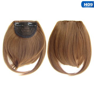 1Pc Thick Wig Bangs Clip On Neat Bang Fringes Clip In Hair Extensions As Human  Hair Piece | Shopee Malaysia