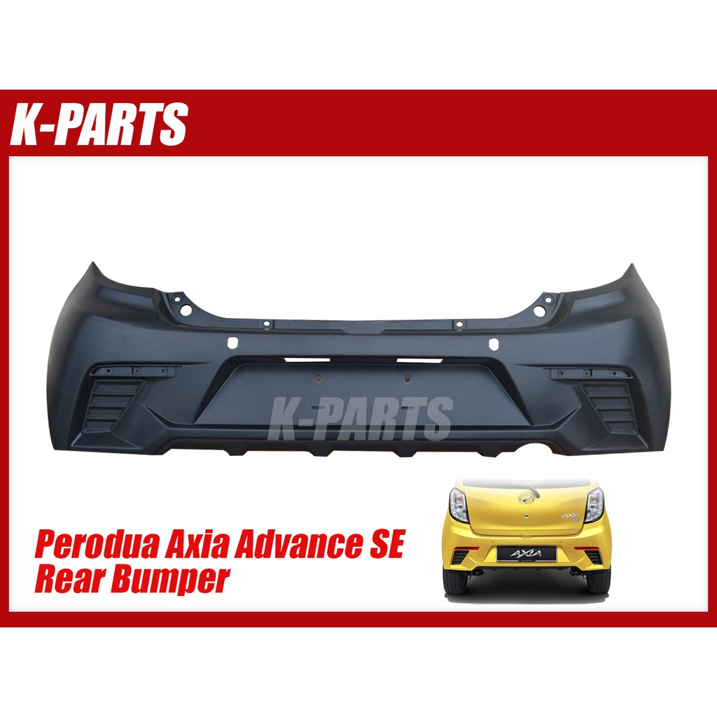 Perodua Axia Advance SE rear bumper belakang 2014 High Quality ...