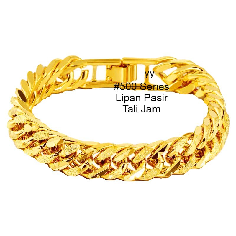  EMAS  BANGKOK  500 SERIES GELANG  TANGAN ORANG DEWASA READY 