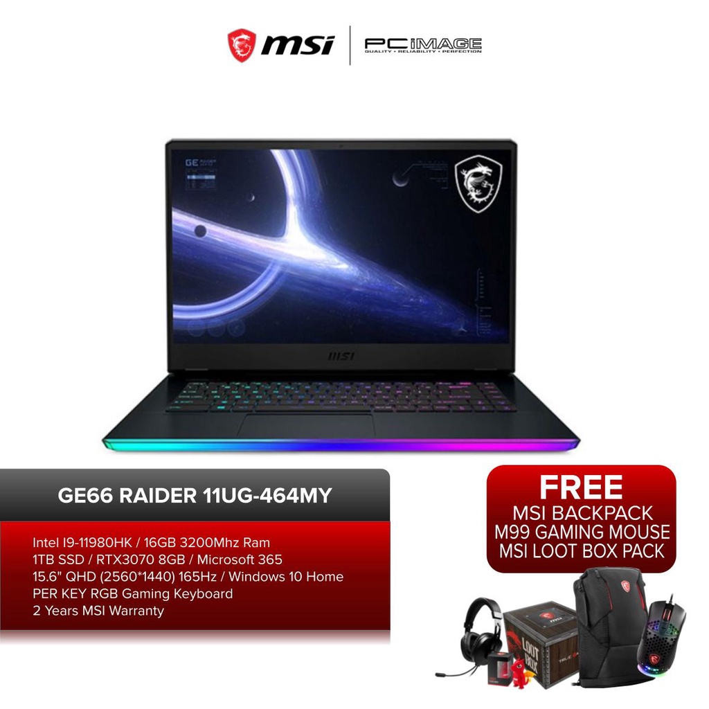MSI Raider GE66 Price in Malaysia & Specs - RM6759 | TechNave